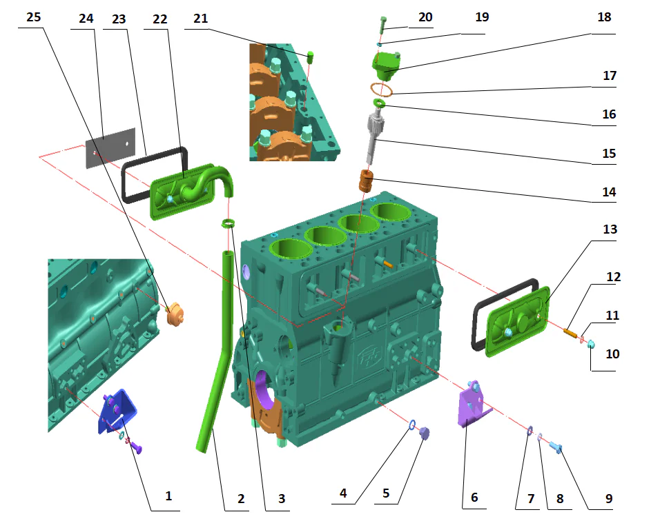 Cylinder Block Assy 2