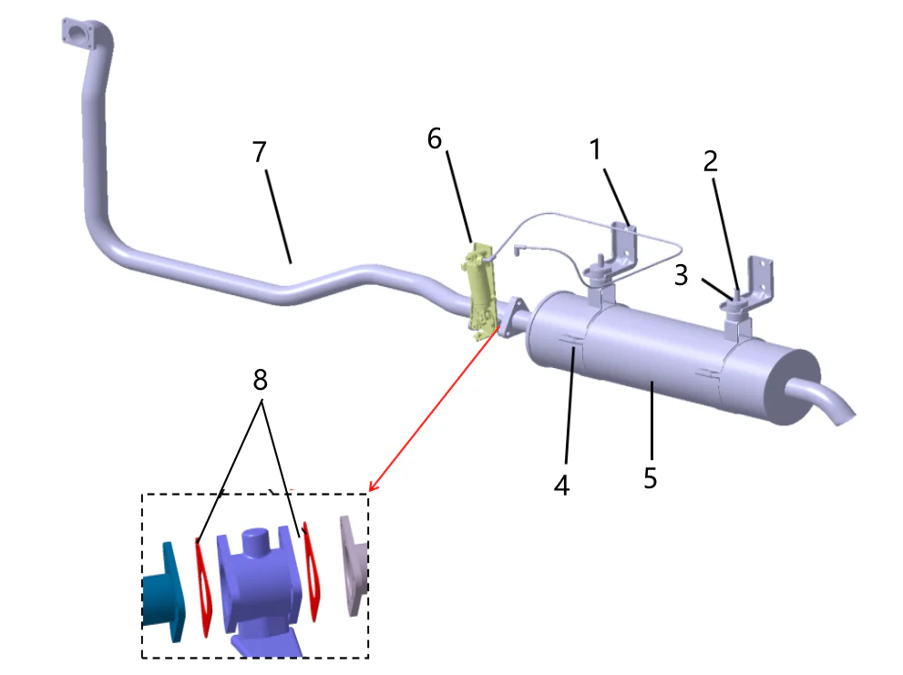 Exhaust system device