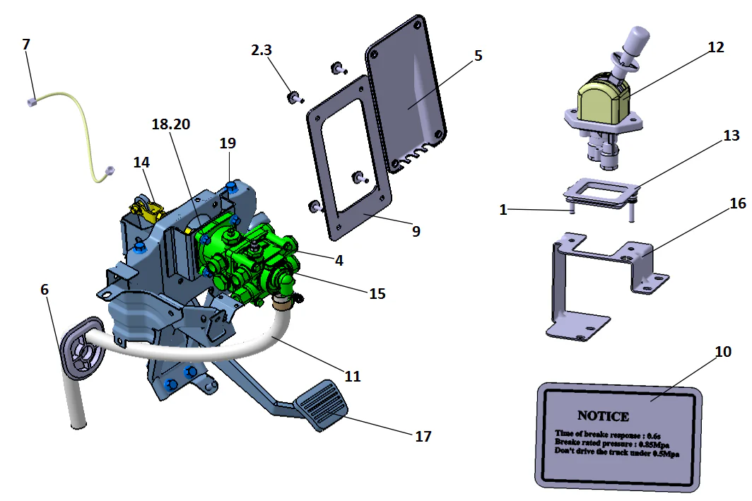 Brake operation device
