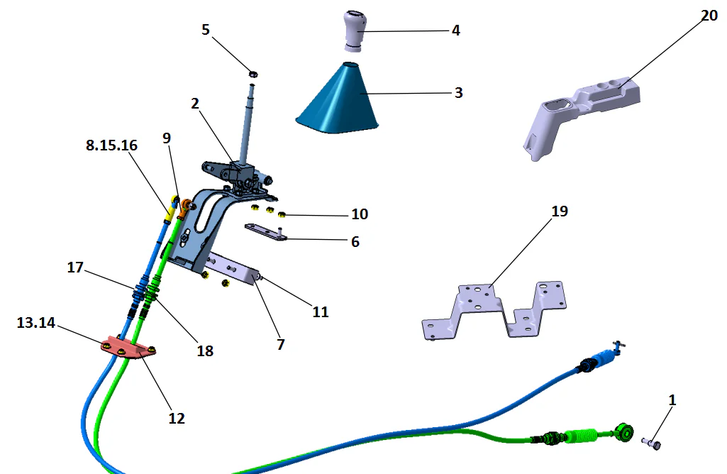 Transmission device（cabin part）