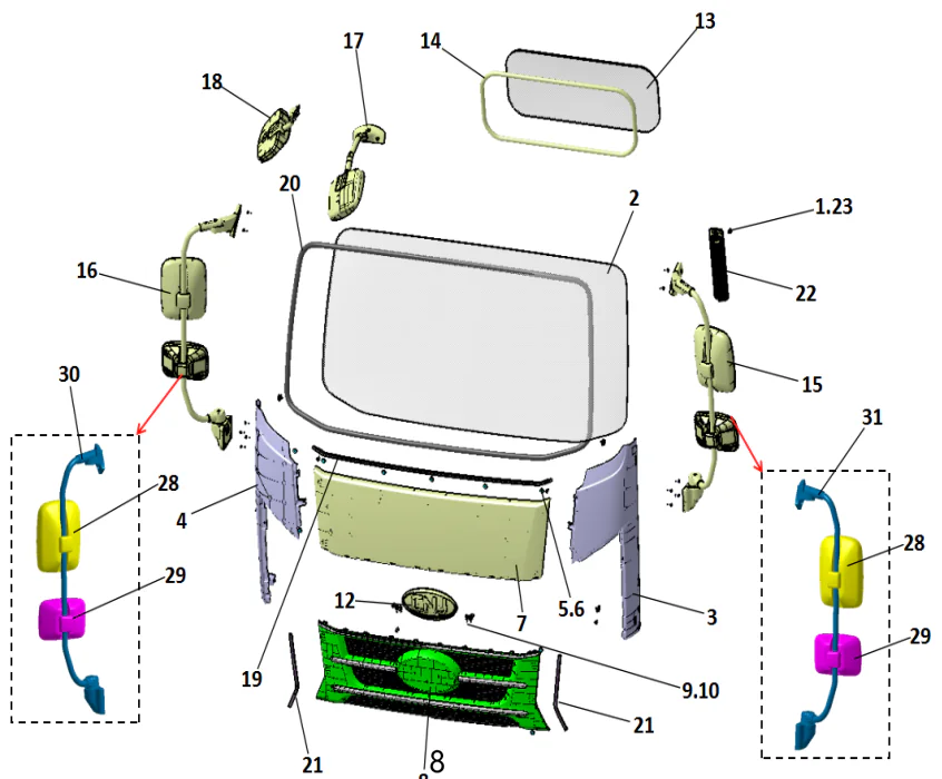Exterior Trim And Truck Exterior Accessory