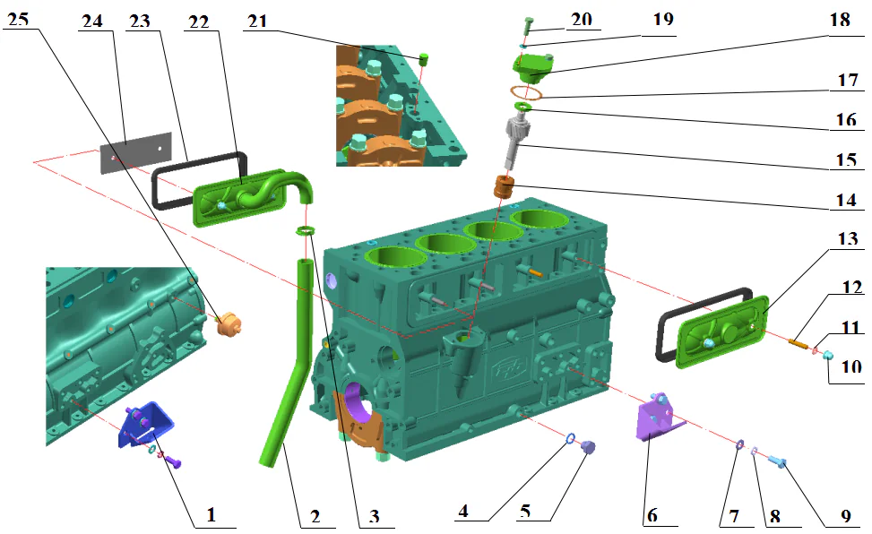 Cylinder Block Assy 2