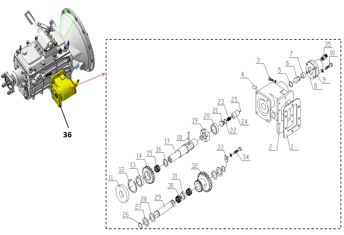 Power Take Off Assembly (PTO)