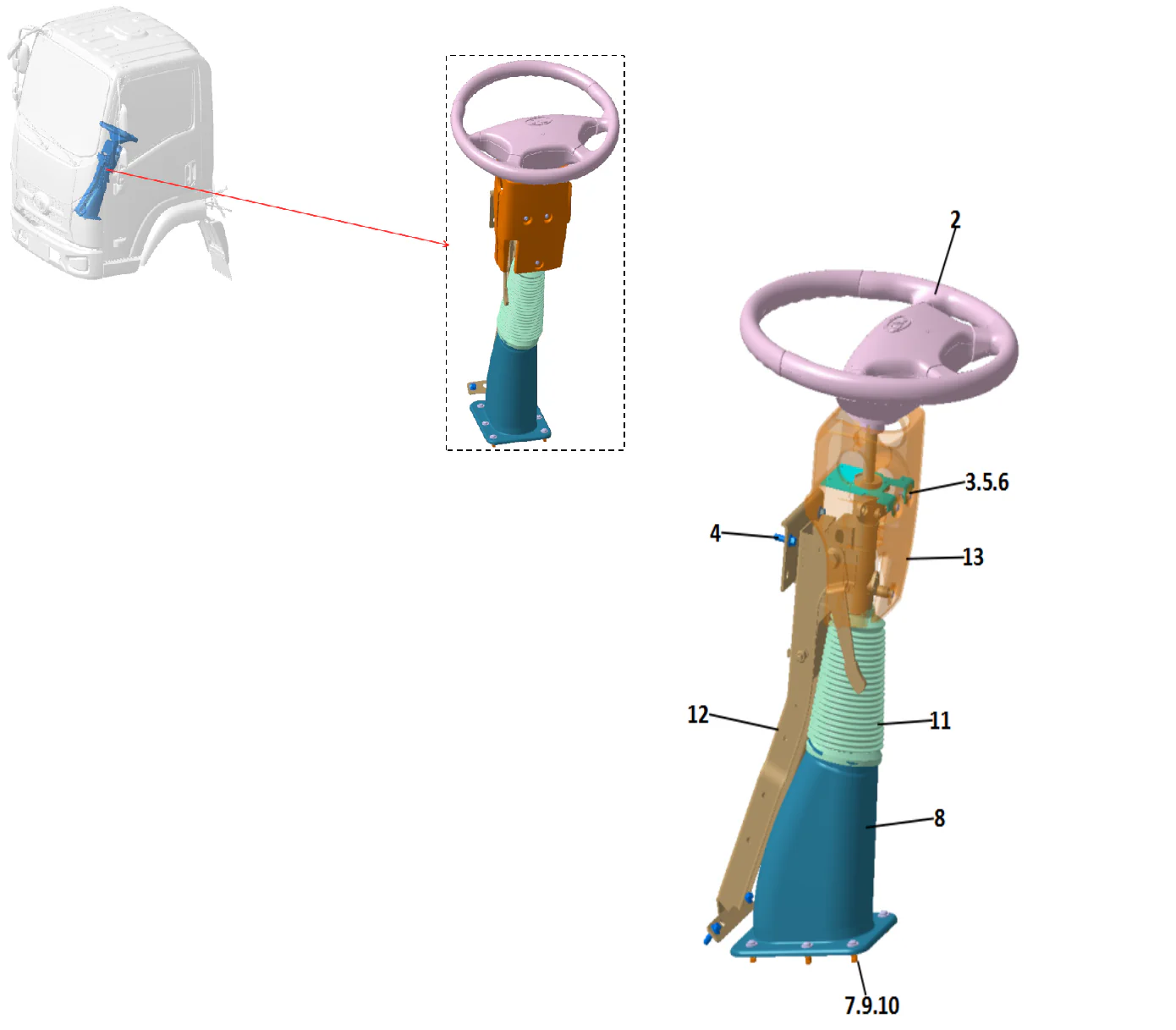 Steering Device(Cabin )