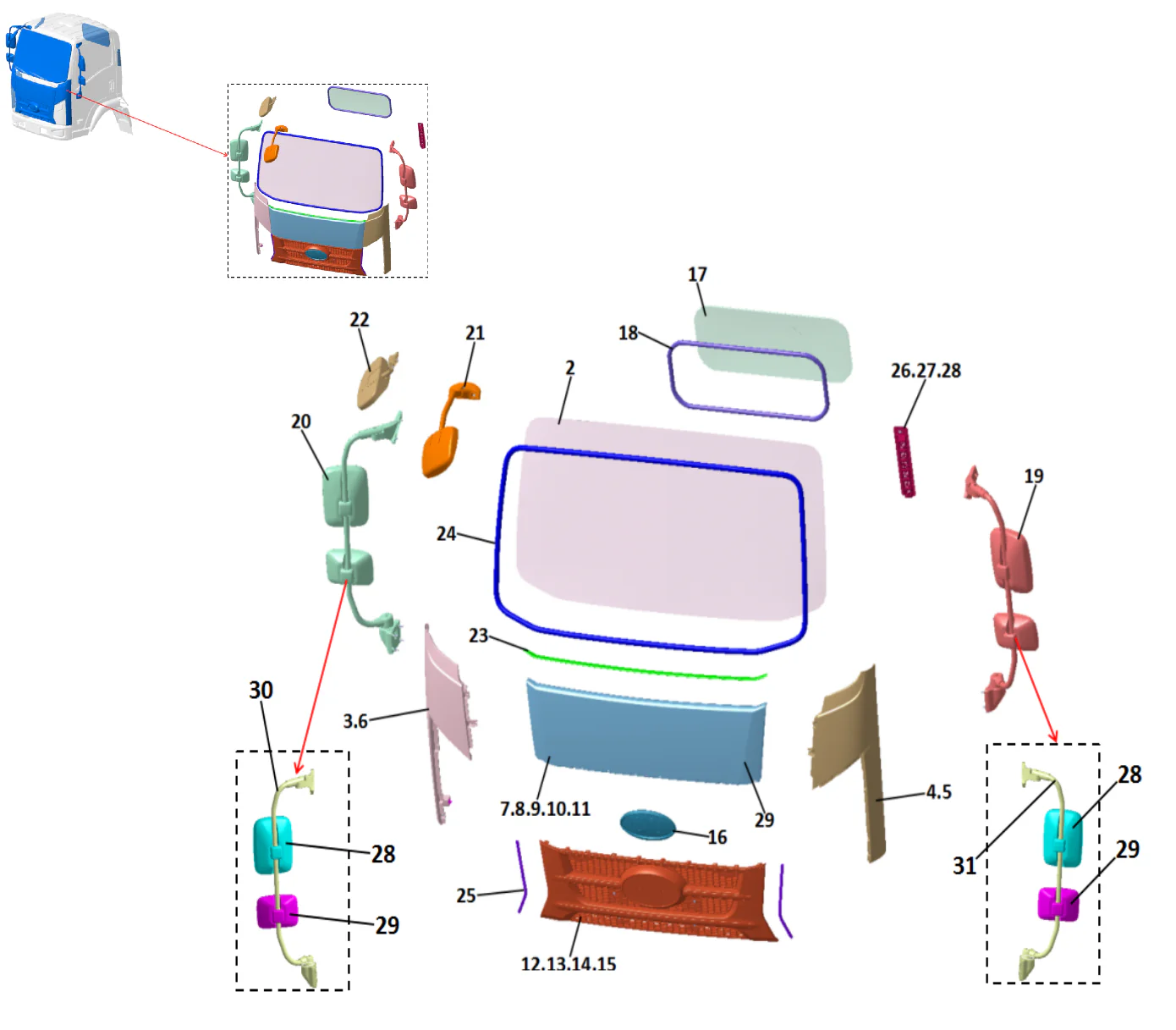 Exterior Trim And Truck Exterior Accessory
