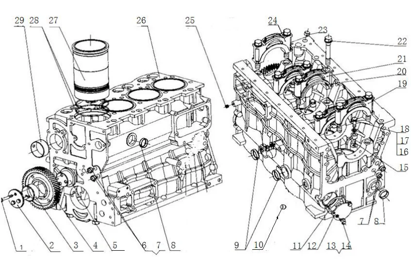 Cylinder Block Assembly
