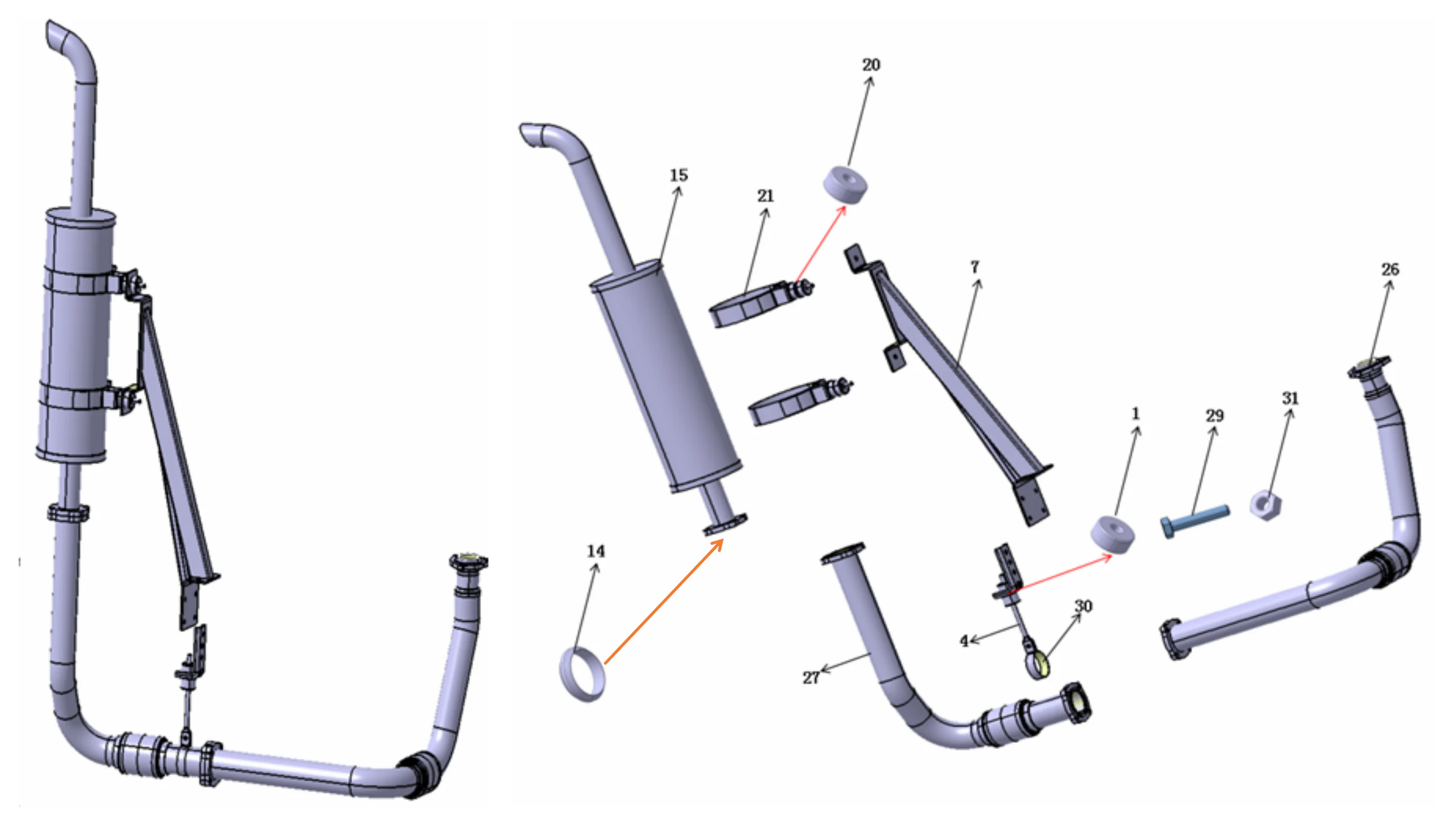 Exhaust System Device (Status 2)