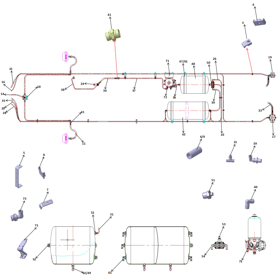 Brake Line Device (Status 2)