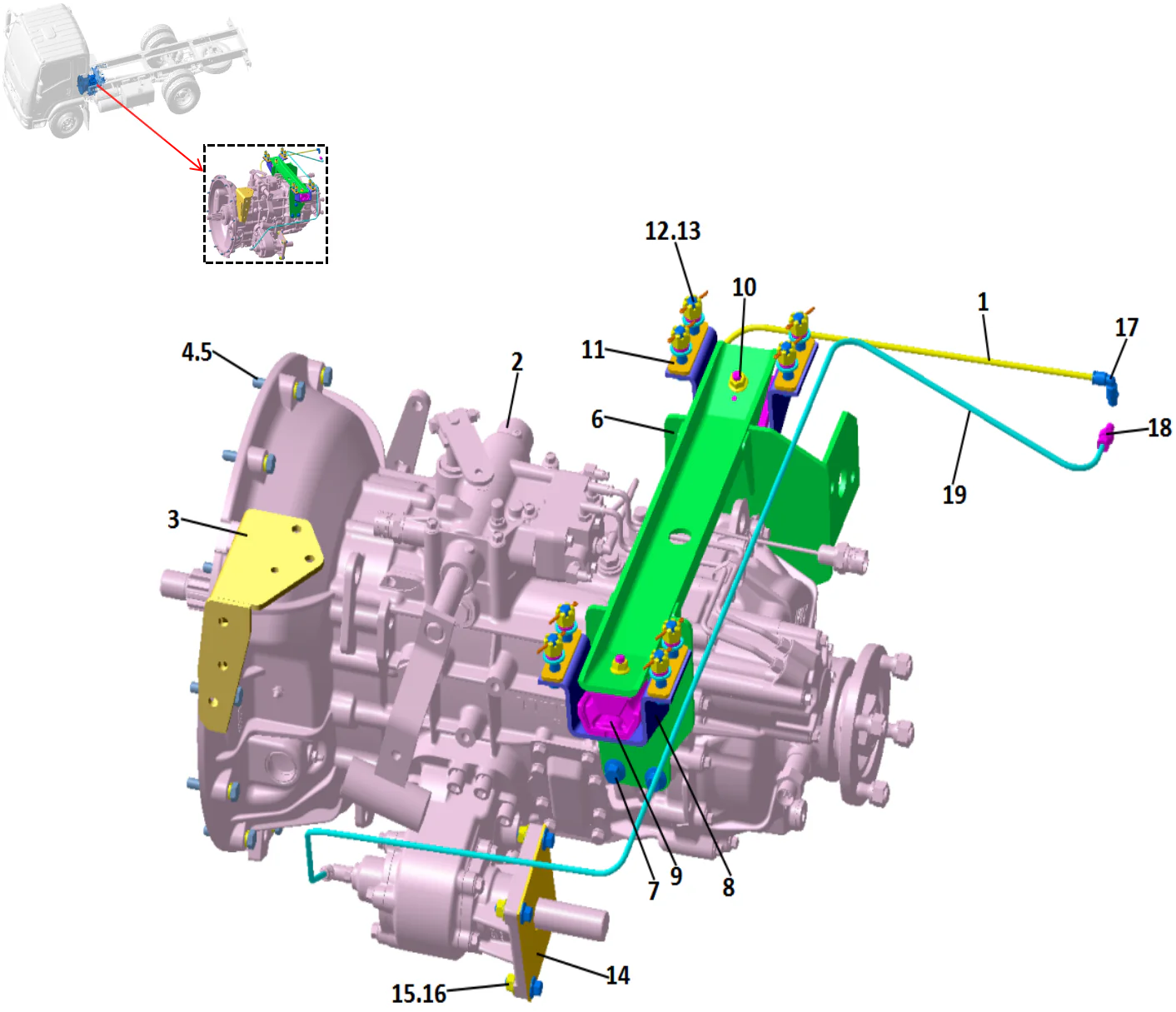 TRANSMISSION ASSEMBLY (8-45WCY5KQ)