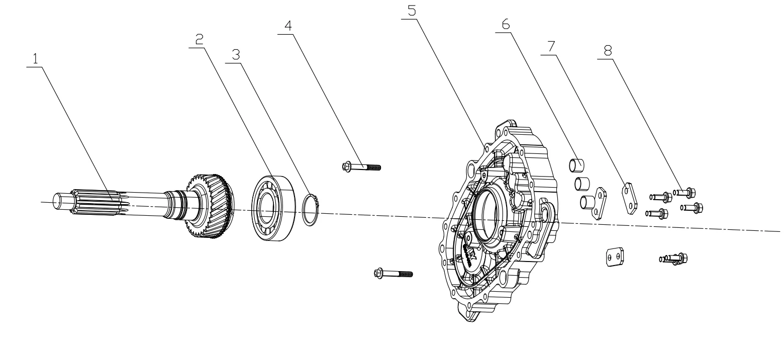 1st Shaft Assembly
