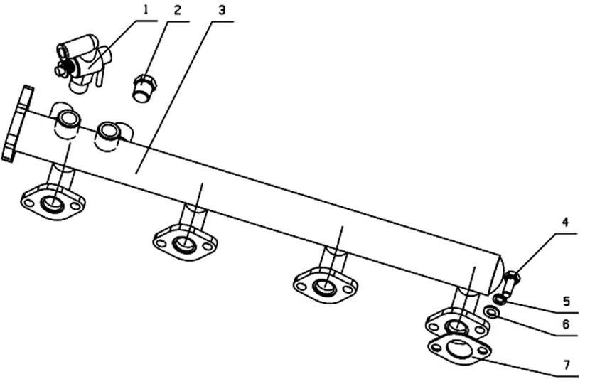 Radiator Water Pipe And Hose Assembly