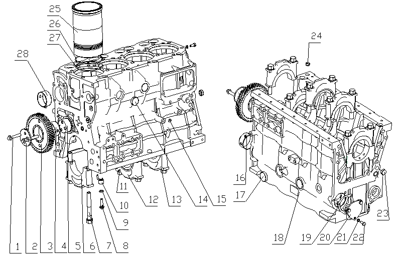 Cylinder Block Assembly