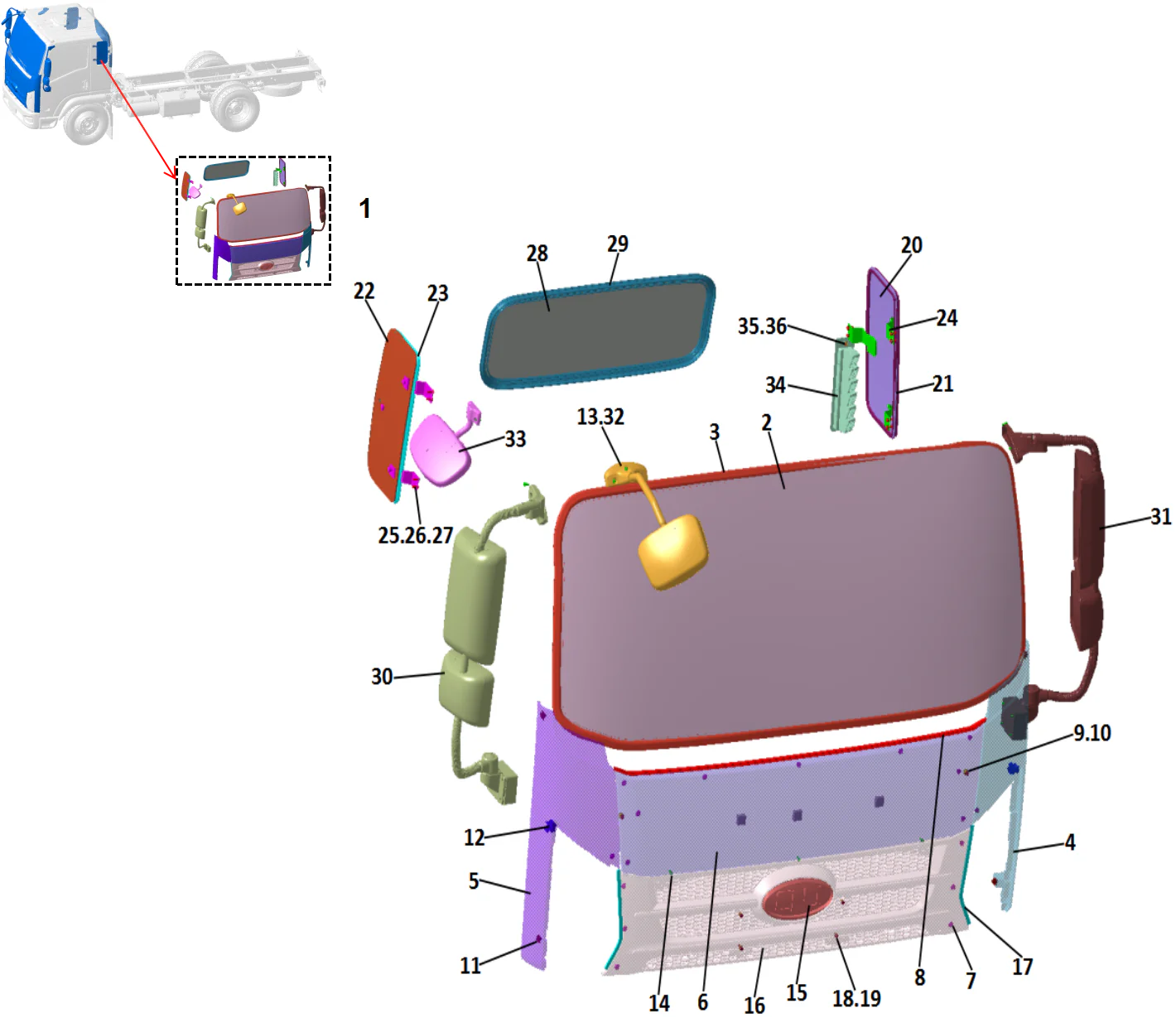 Exterior Trim And Truck Exterior Accessory