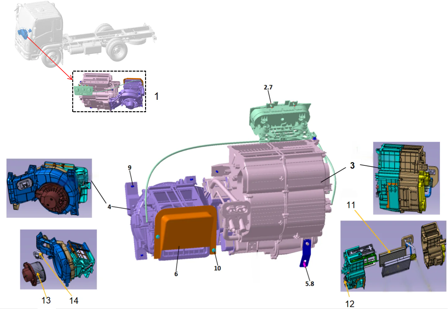 Air Conditioning Device-Bodywork