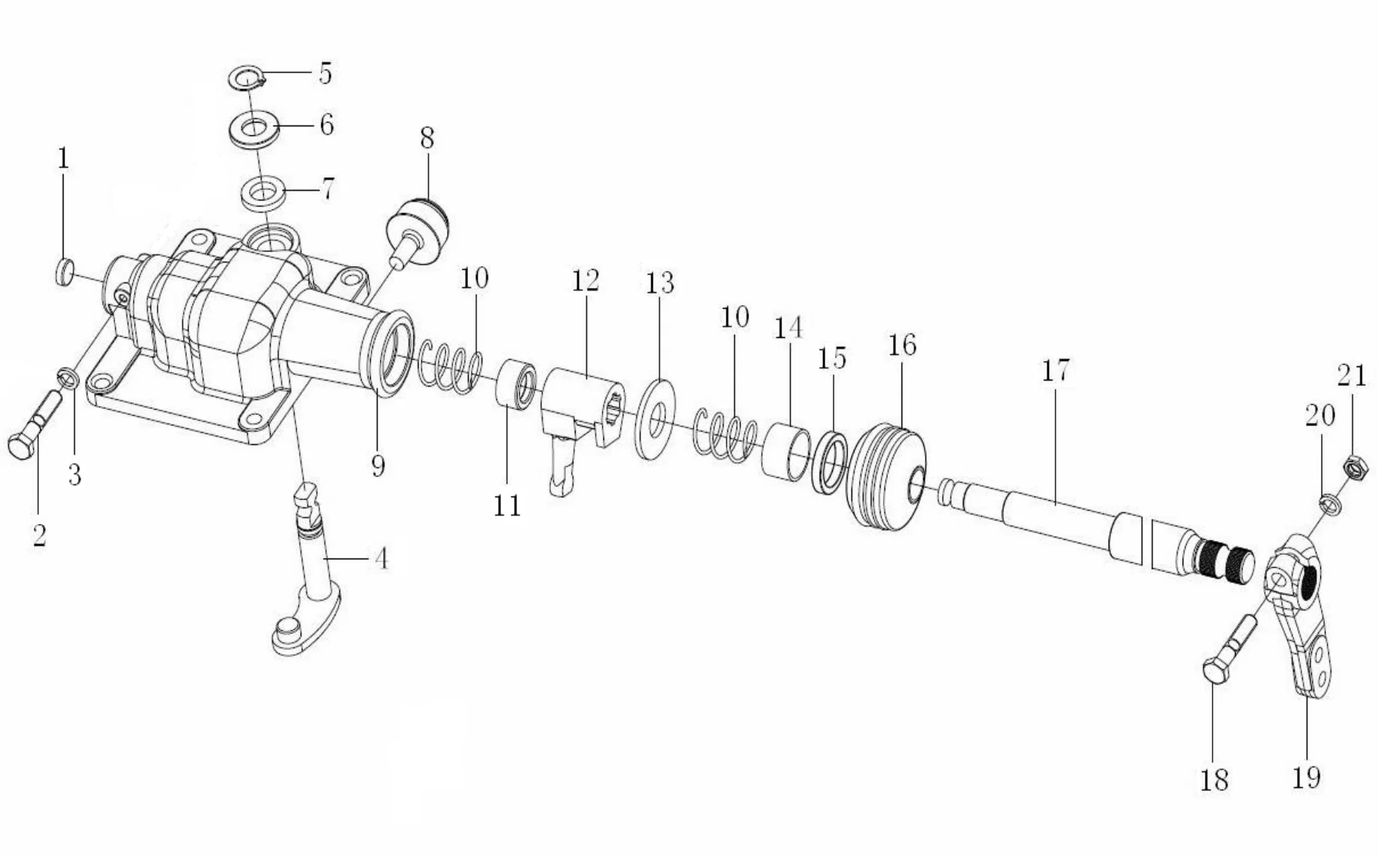 Transmission Operating Device Assembly