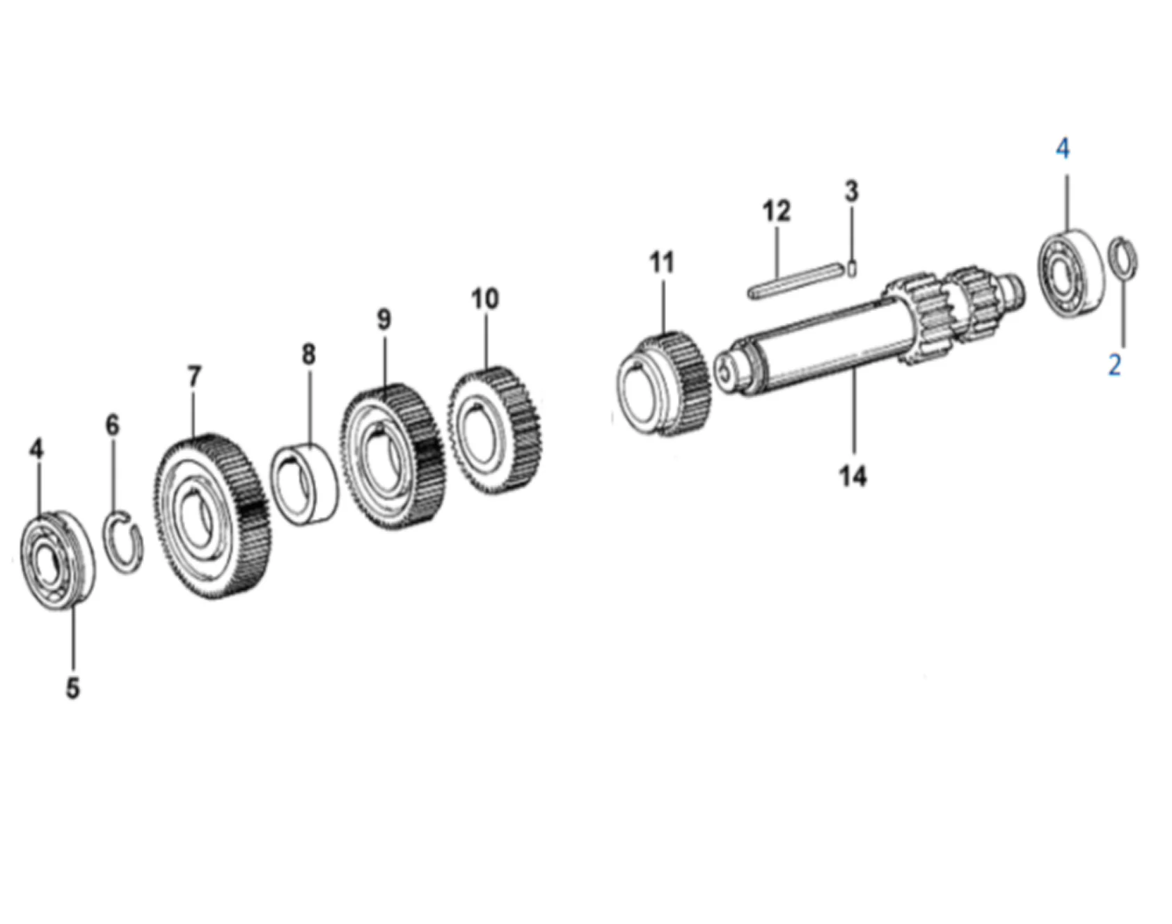 Intermediate shaft assembly