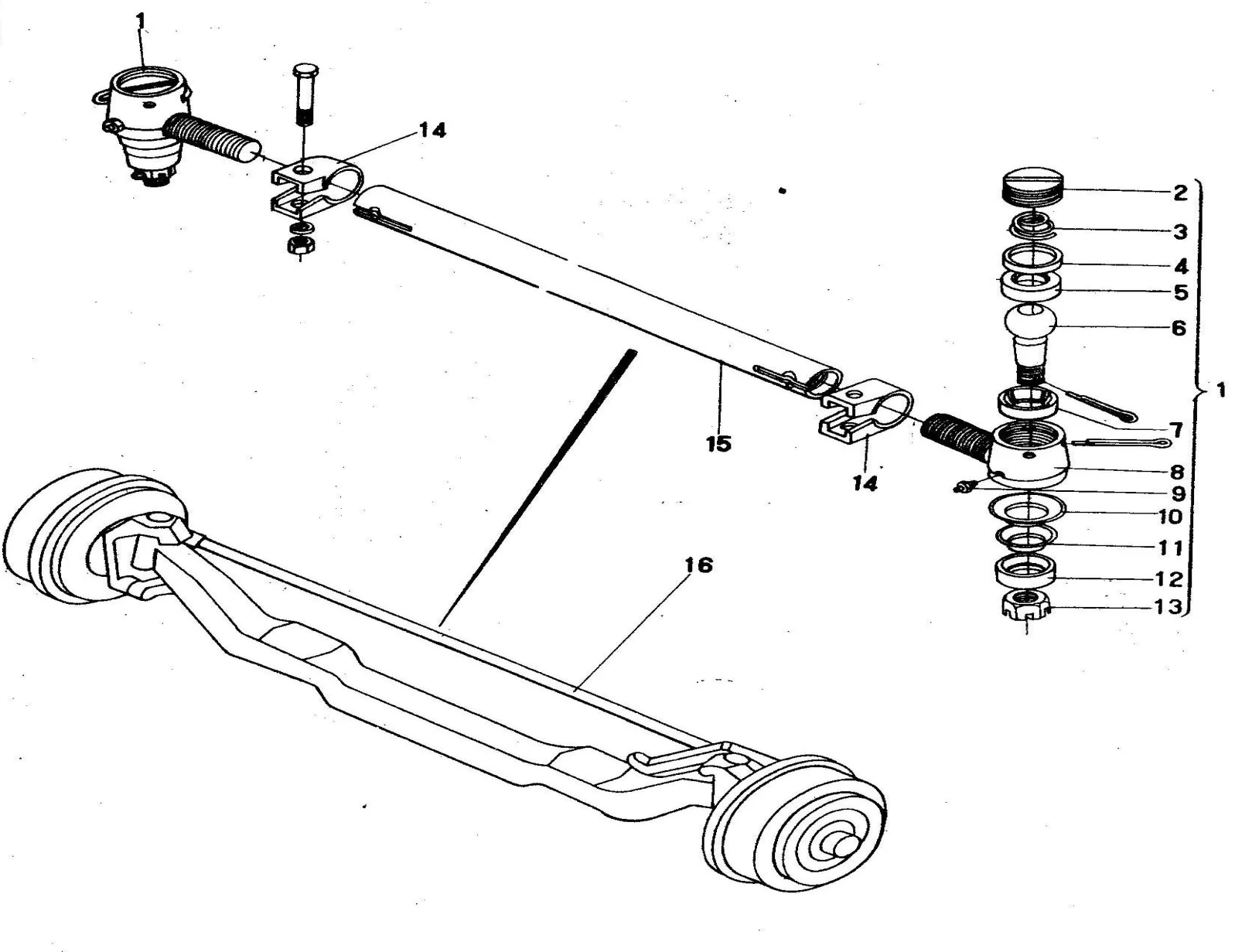 Tie rod assembly