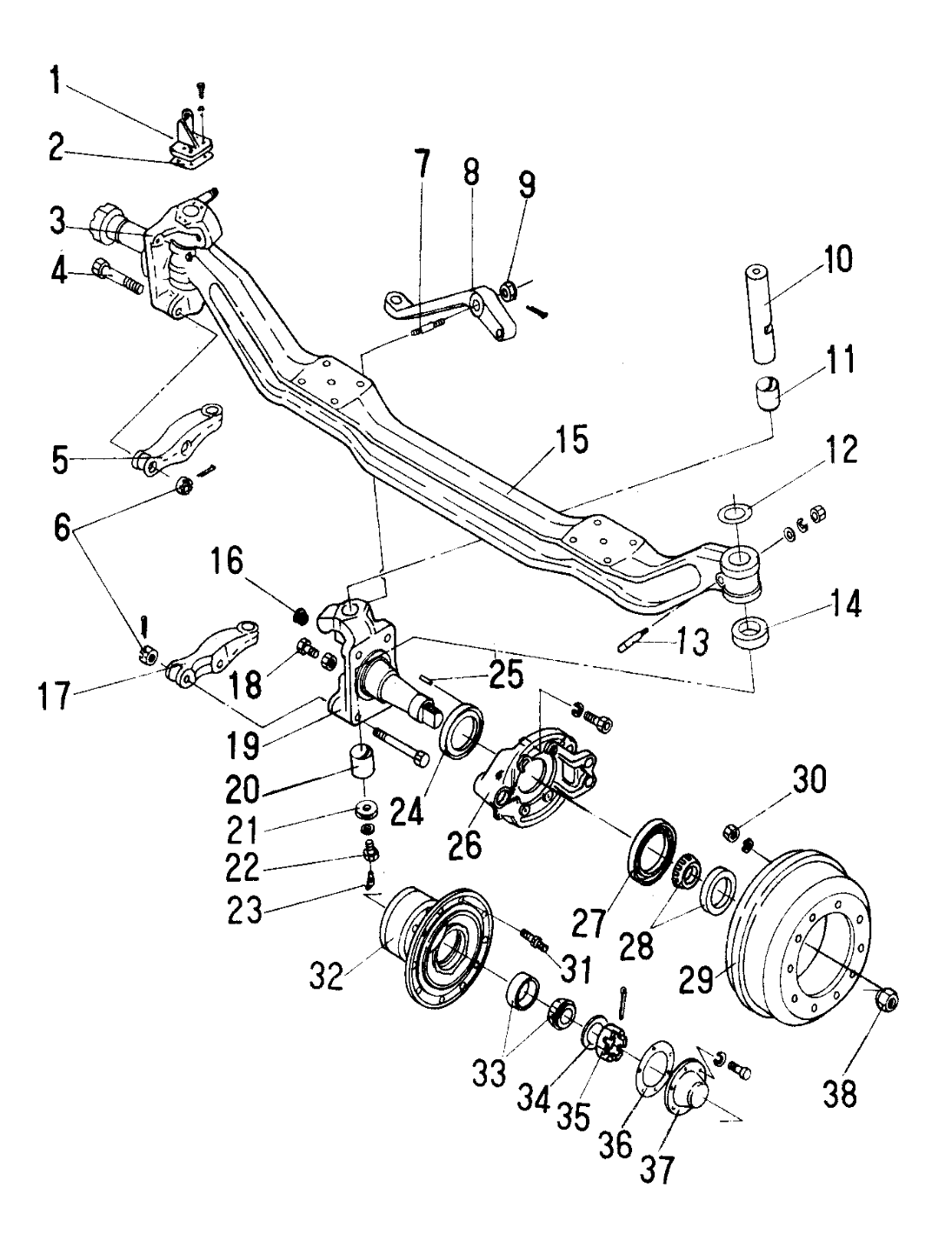 Front Axle Assembly