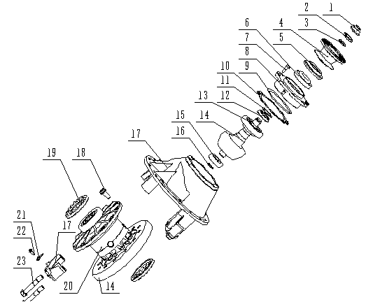 Rear axle reducer assembly