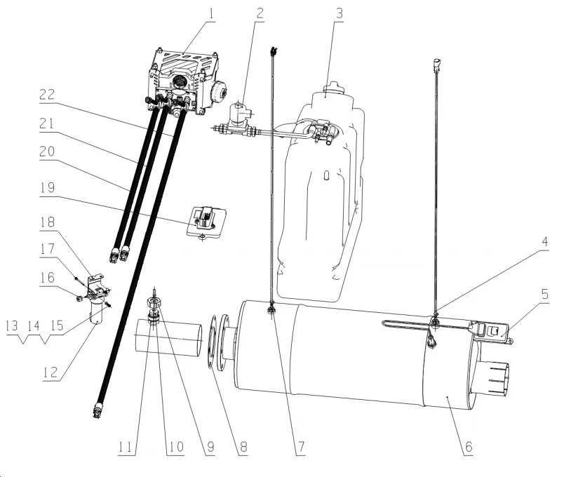 Exhaust aftertreatmentassembly