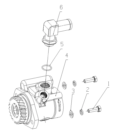Steering pump assembly