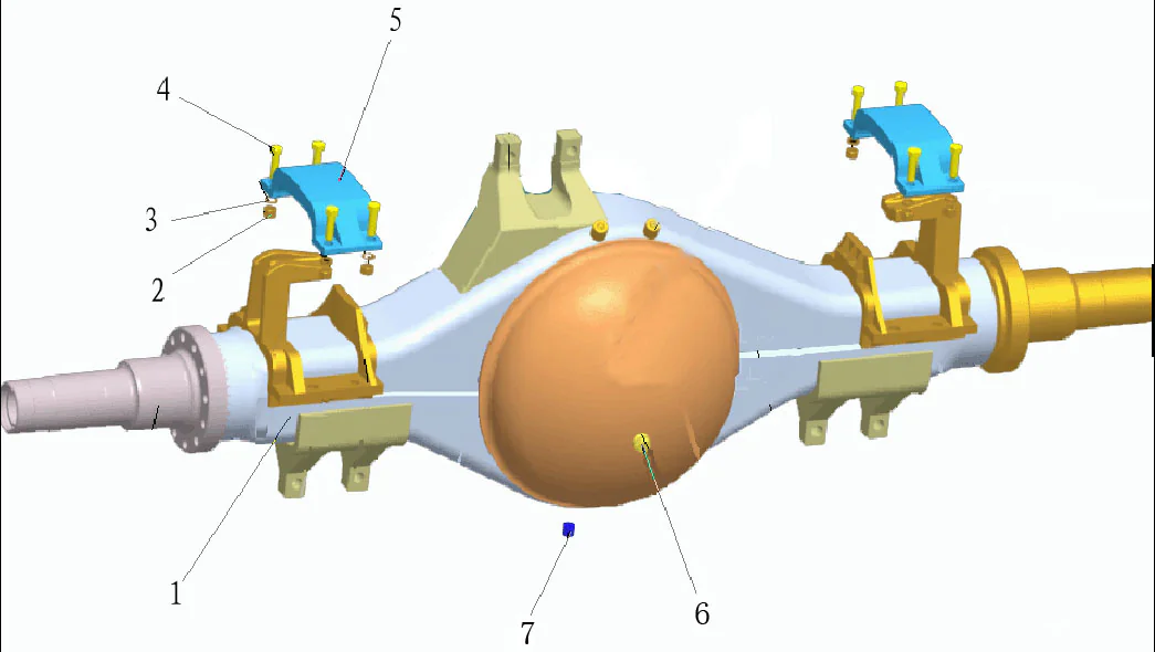 Rear axle housing assembly