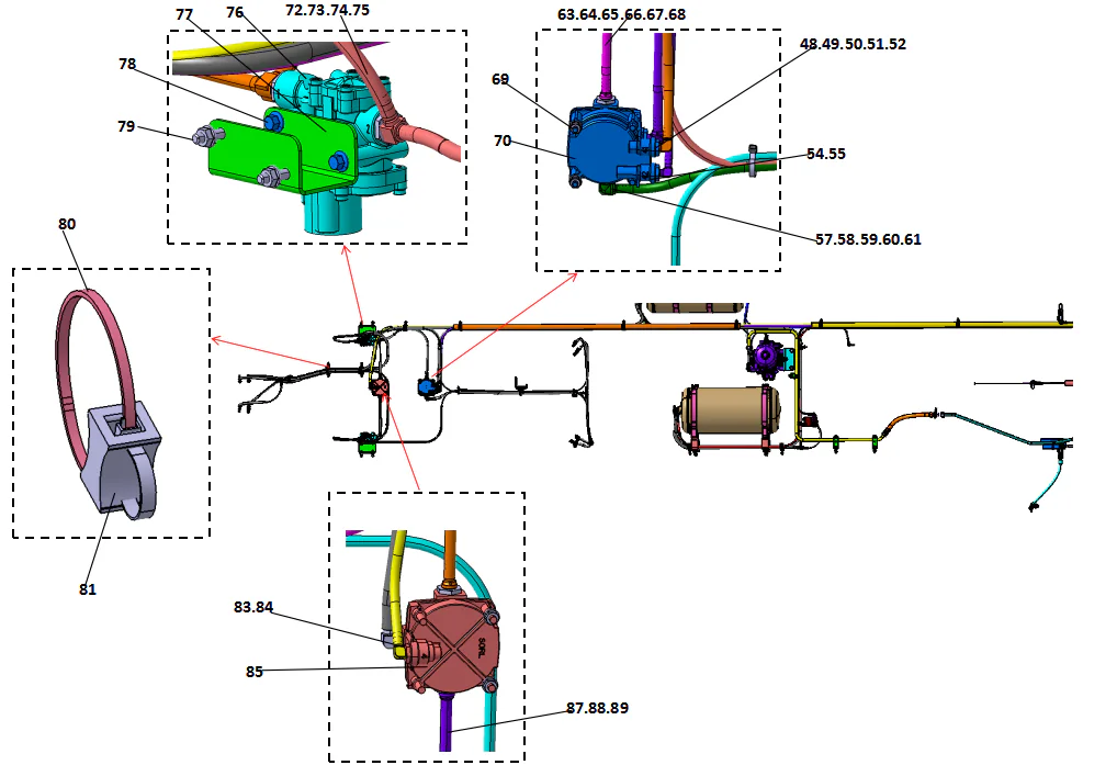 Brake device-2 (chassis part)