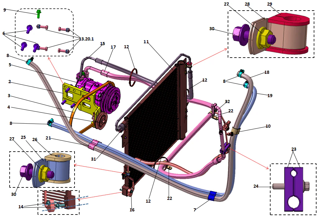 Air conditioning - chassis