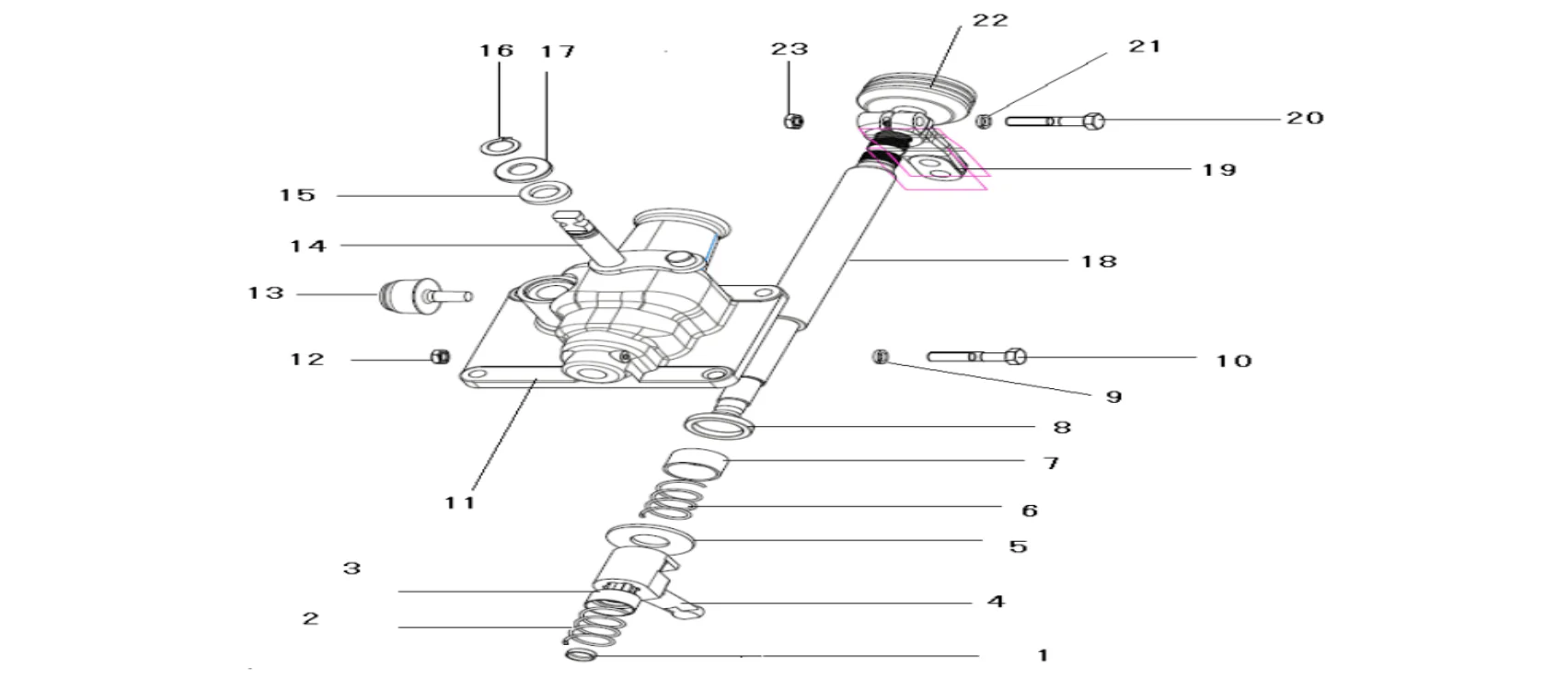 Operating Device Assembly