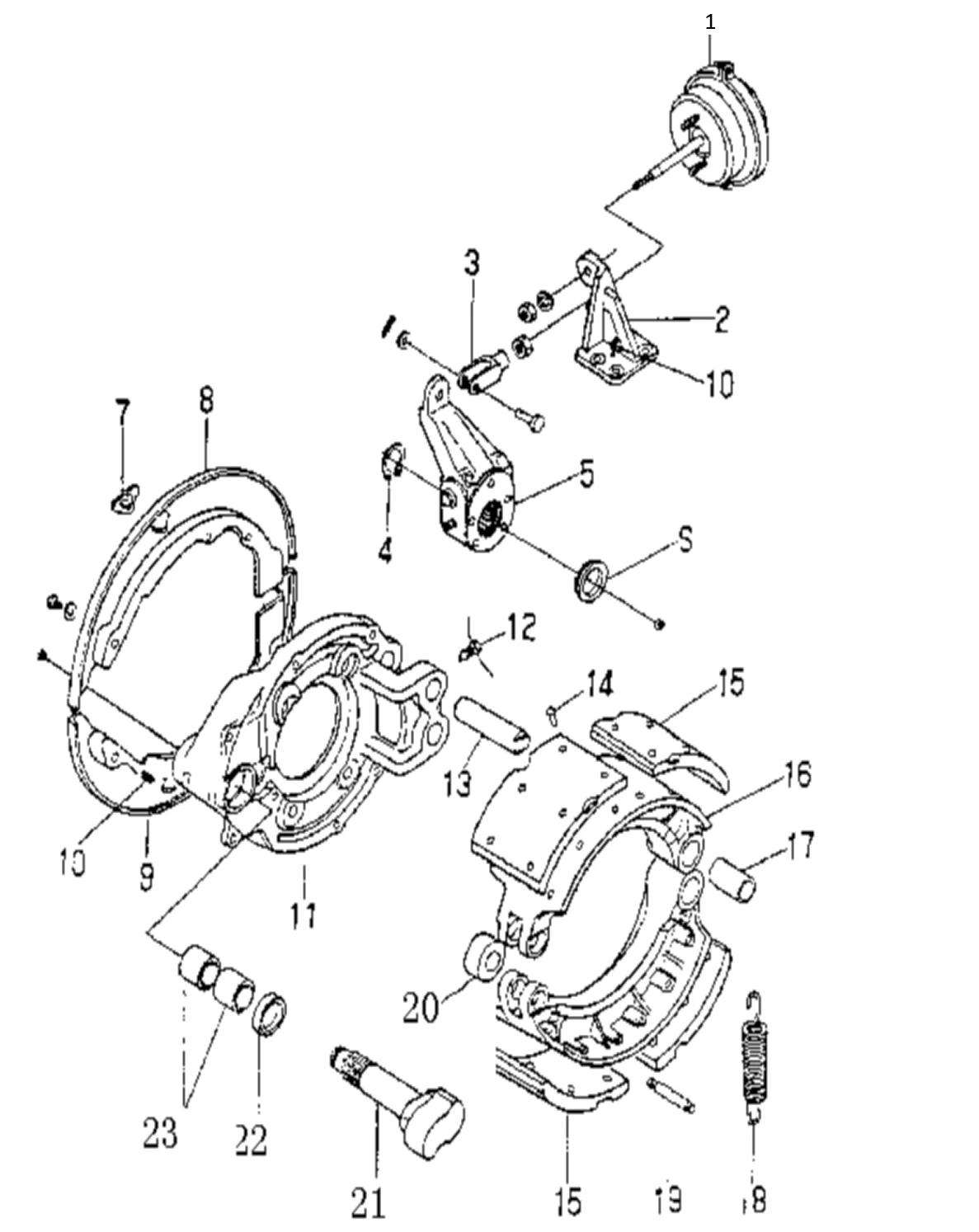 Front Brake Assembly