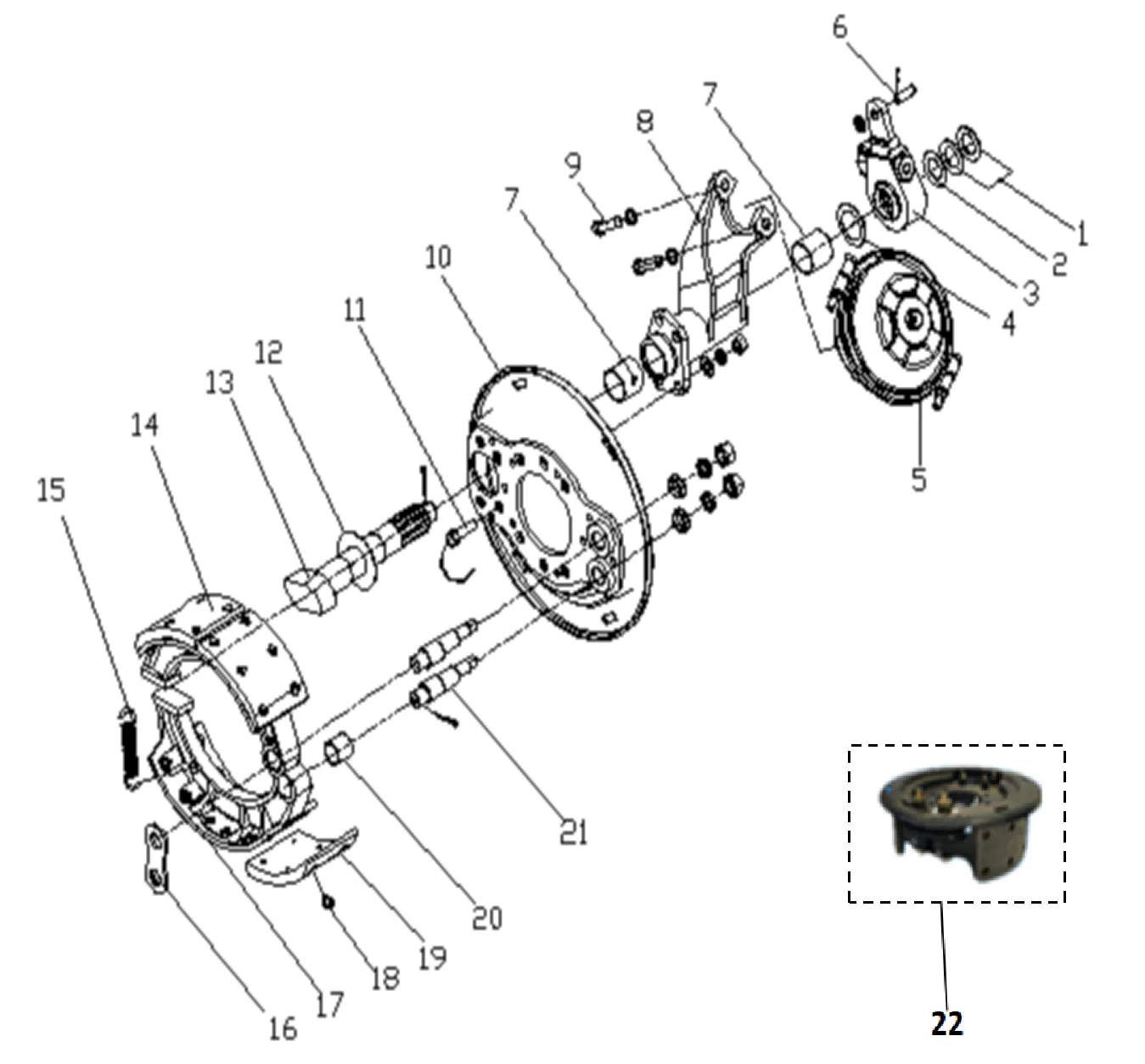 Front Brake Assembly