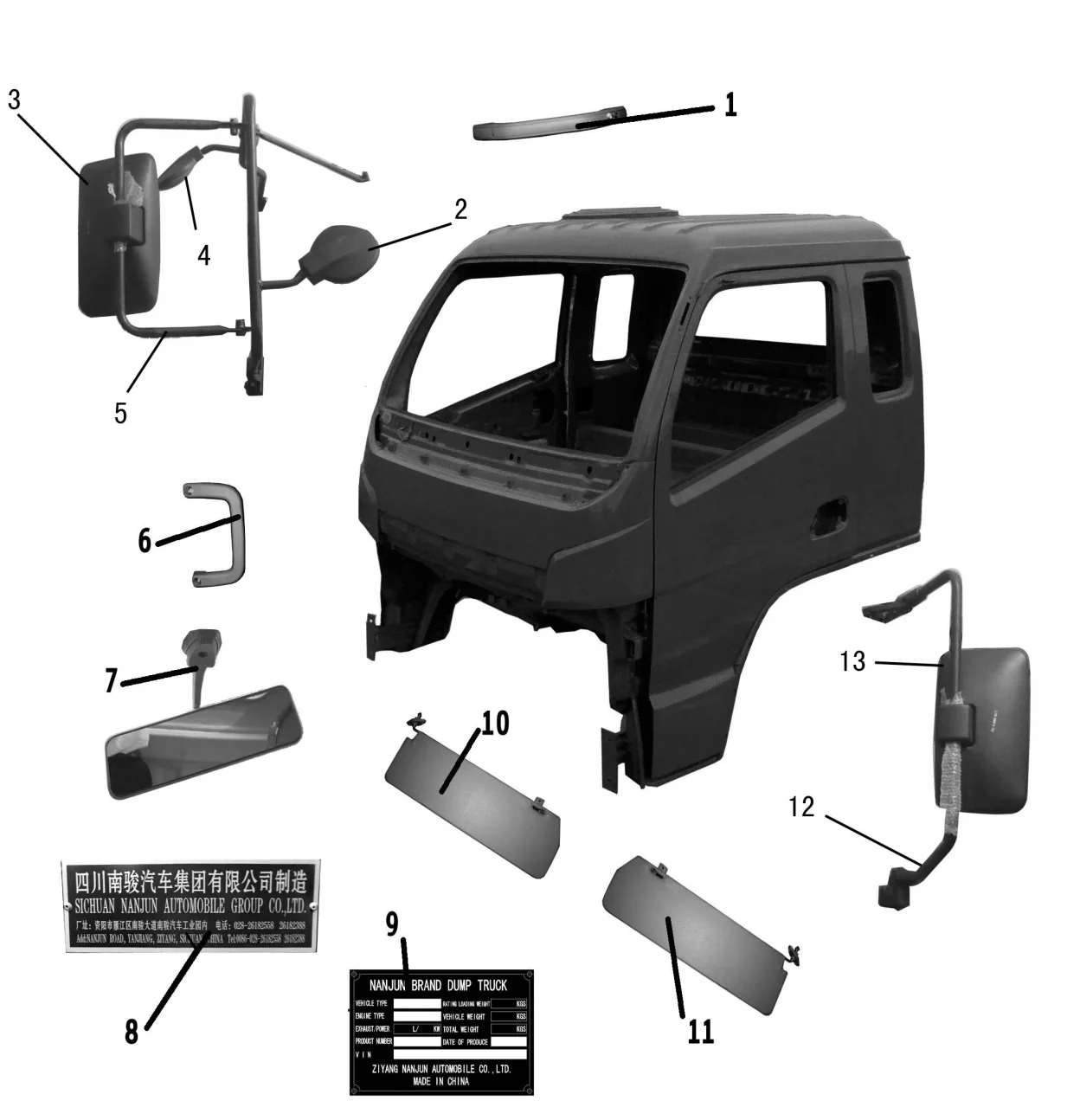 Accessories in Cabin