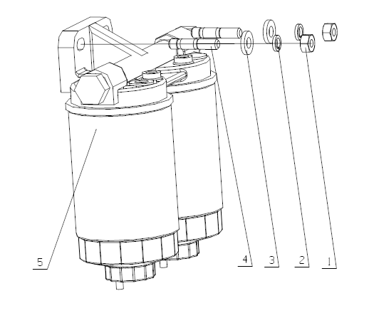 Fuel filter assy