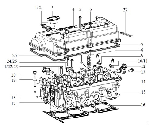 Cylinder head component