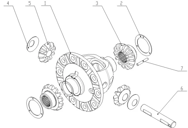 Differential assy.