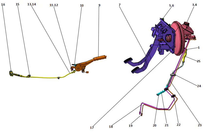 Brake Operation Mechanism