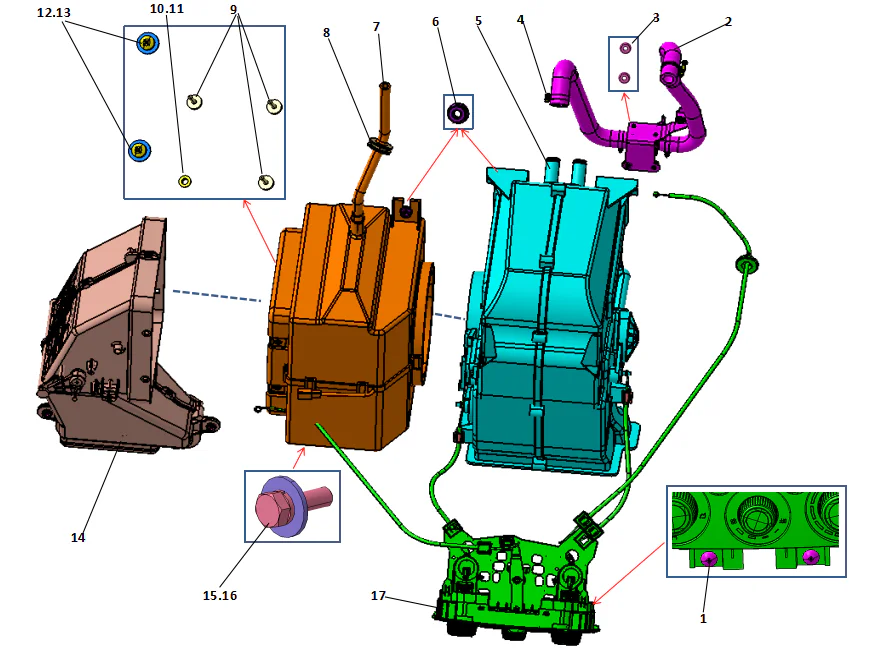 Air Conditioning Device-Bodywork