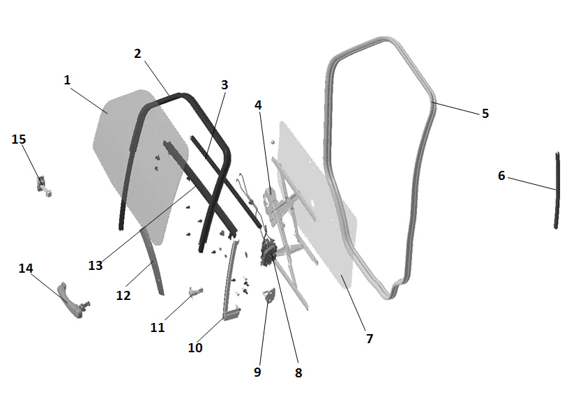 Left door accessories