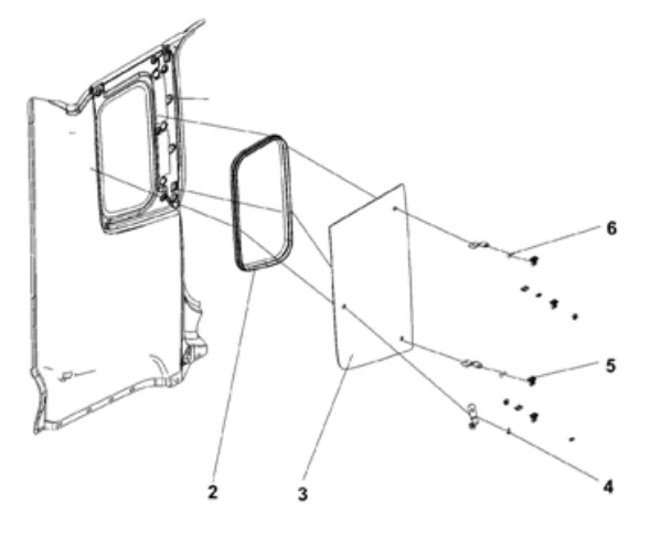 Cab windshield glass-3