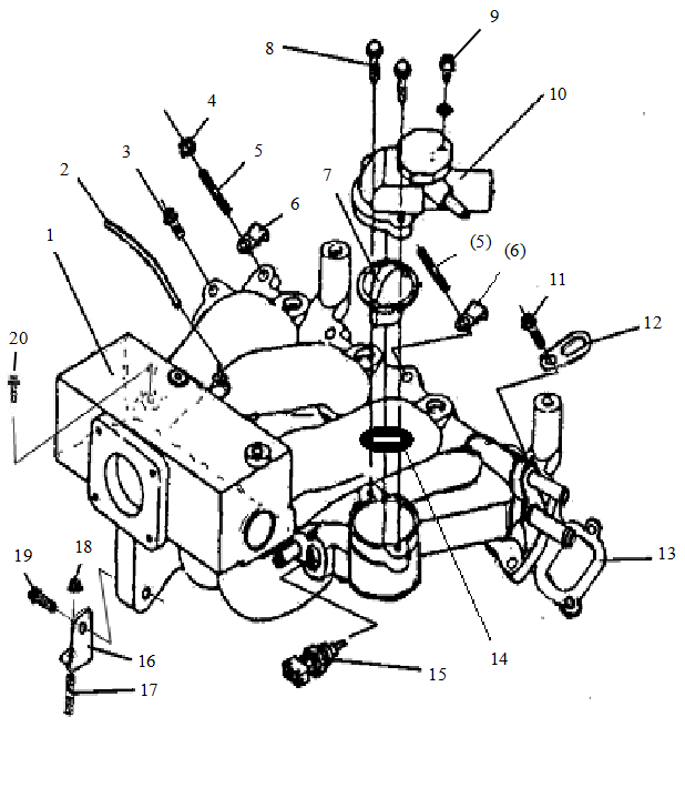 Fuel injection thermostat and intake manifold