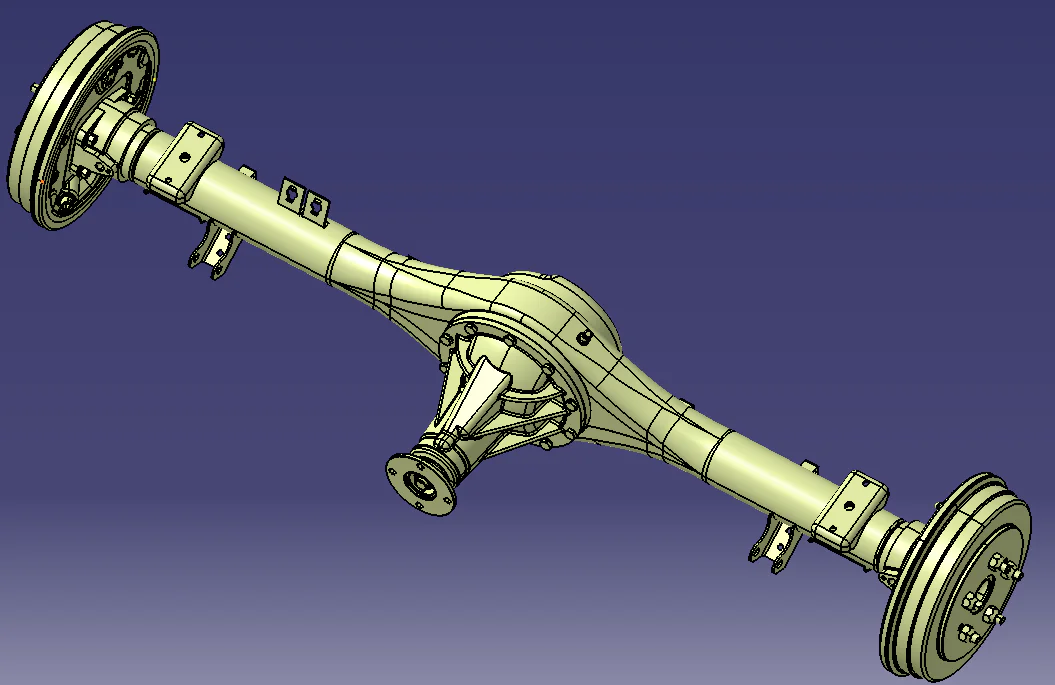 Rear axle assy-1