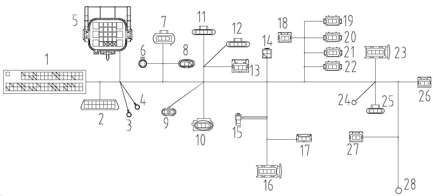 Engine outlet hose 1